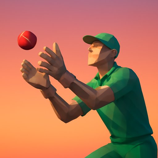 EG33 wicketkeeper is taking a catch